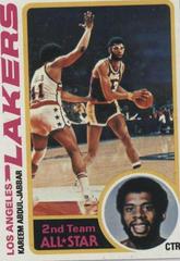 Kareem Abdul-Jabbar Basketball Cards 1978 Topps Prices