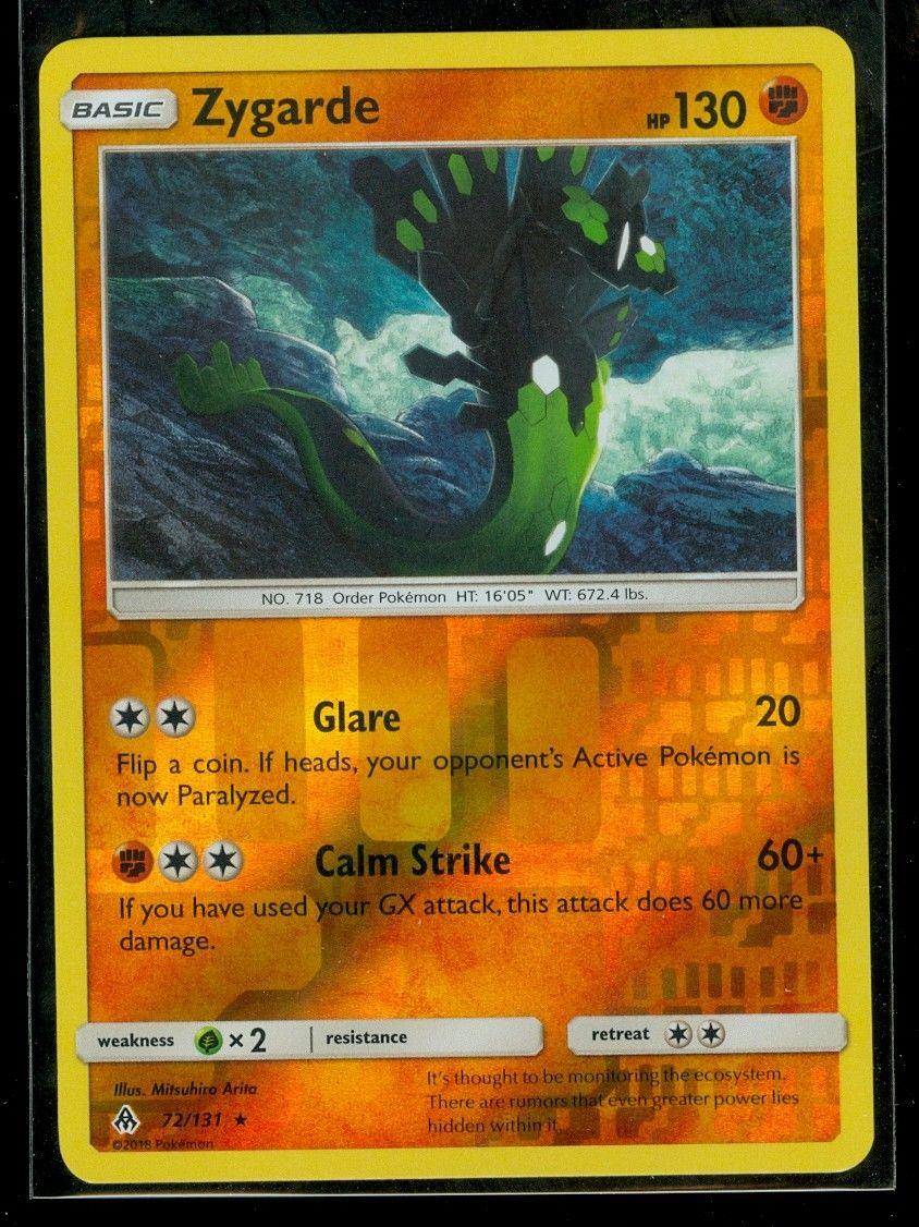 Zygarde [Reverse Holo] #72 Pokemon Forbidden Light