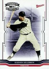 Harmon Killebrew Baseball Cards 2005 Donruss Throwback Threads Prices