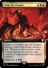 Wake the Dragon [Extended Art] #154 Magic Lord of the Rings Commander Prices