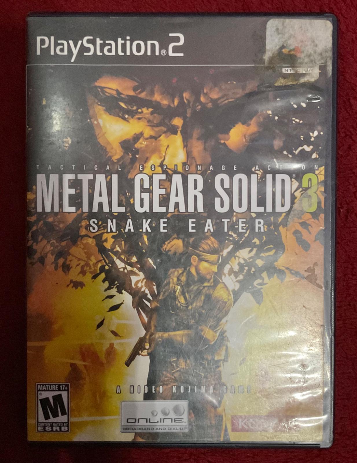 1/2 Metal Gear Solid 3: Snake Eater
  Thanks 2 my mom for finding a REAL copy of MGS3 on eBay for like, 7 dollars. This one's complete, too! :)