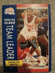 charles smith #383 Basketball Cards 1992 Fleer Team Leaders Prices