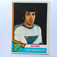 Lou Angotti Hockey Cards 1974 O-Pee-Chee Prices