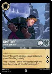 Kristoff - Official Ice Master [Foil] #182 Lorcana First Chapter Prices