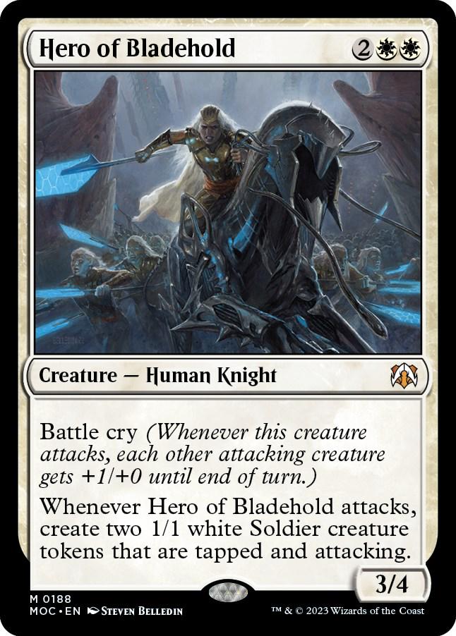 Hero of Bladehold #188 Magic March of the Machine Commander