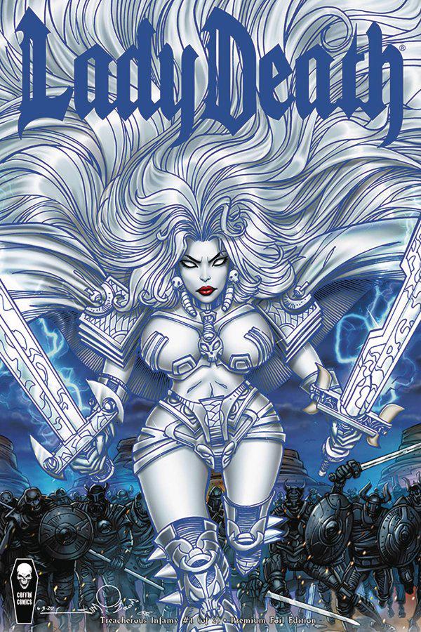 Lady Death: Treacherous Infamy [Premium Foil Simonson] #1 (2021) Comic Books Lady Death: Treacherous Infamy