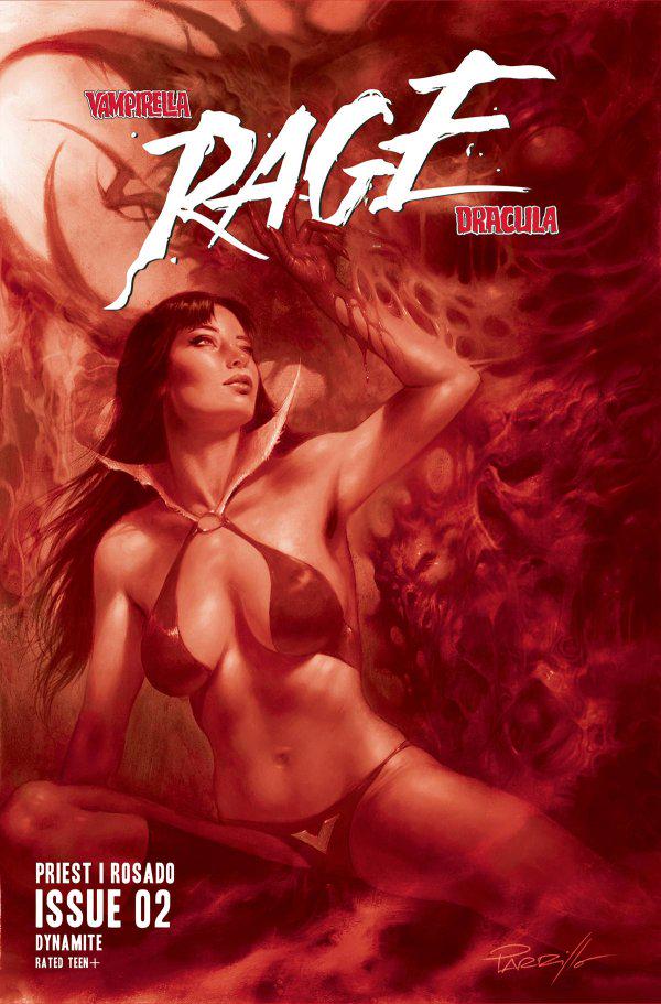 Vampirella Dracula Rage [Parillo Tint] #2 (2023) Comic Books Vampirella Dracula Rage