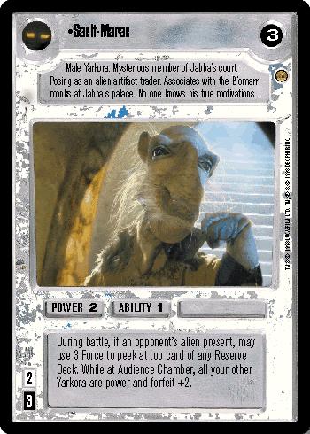 Saelt-Marae [Limited] Star Wars CCG Jabba's Palace