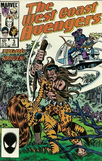 West Coast Avengers #3 (1985) Cover Art