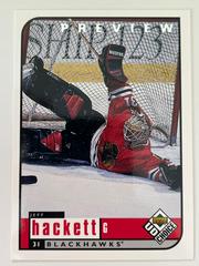 Jeff Hackett [Preview] #49 Hockey Cards 1998 UD Choice Prices