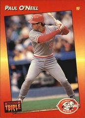 Paul O'Neill #162 Baseball Cards 1992 Panini Donruss Triple Play Prices