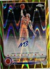 Nick Smith Jr [Gold RayWave] #20 Basketball Cards 2022 Topps Chrome McDonald's All-American Prices
