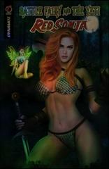 Main Image | Red Sonja & Battle Fairy and The Yeti [Rudich Foil] Comic Books Red Sonja & Battle Fairy and The Yeti