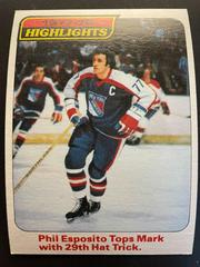 Phil Esposito HL [29th Hat Trick] Hockey Cards 1978 Topps Prices