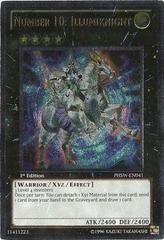 Number 10: Illumiknight [Ultimate Rare 1st Edition] PHSW-EN041 YuGiOh Photon Shockwave Prices