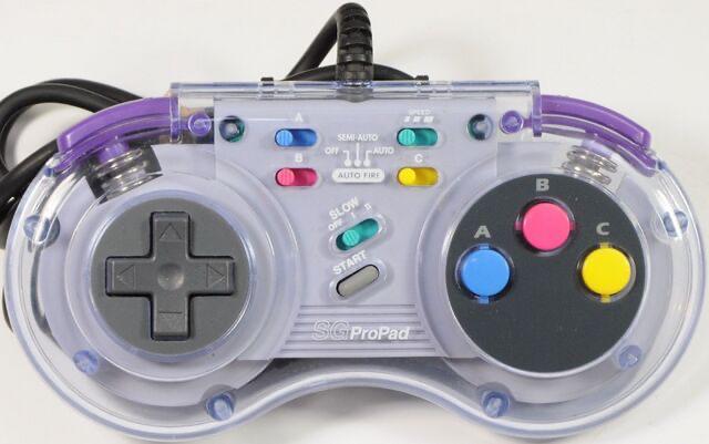 Manette SG ProPad 2 Pour Sega Mega Drive - En Boîte - Bon état De Fonctionnement