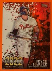 Bryce Harper [Red] #22GH-12 Baseball Cards 2023 Topps 2022 Greatest Hits Prices