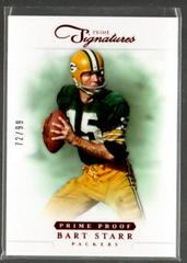 Bart Starr [Prime Proof Red] Football Cards 2012 Panini Prime Signatures Prices