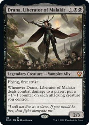 Drana, Liberator of Malakir #111 Magic Dominaria United Commander