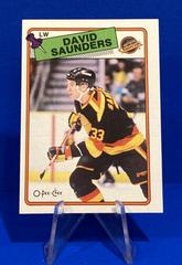 David Saunders Hockey Cards 1988 O-Pee-Chee Prices