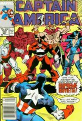 Captain America [Newsstand] #353 (1989) Comic Books Captain America Prices