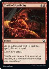 Thrill of Possibility #127 Magic Dominaria United Commander Prices