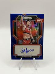 Zhang Weili [Blue] Ufc Cards 2022 Panini Prizm UFC Signatures Prices