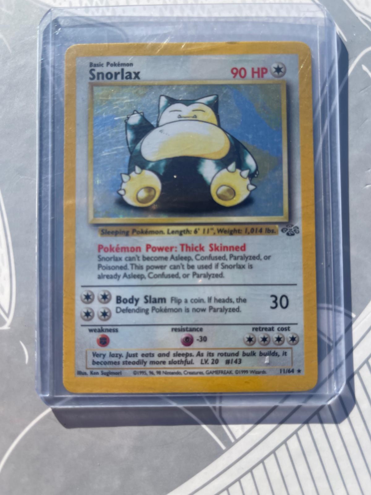 Snorlax Ungraded Pokemon Jungle