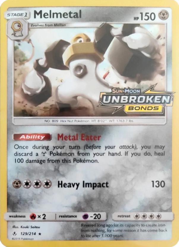 Melmetal [Stamped] #129 Pokemon Unbroken Bonds