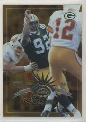 Reggie White [Fractal Matrix] #60 Football Cards 1997 Leaf Prices