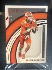 Trevor Lawrence [Ruby] #21 Football Cards 2022 Panini Immaculate Collegiate Prices