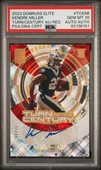Kendre Miller [Red] #TC-KMI Football Cards 2023 Panini Donruss Elite Turn of the Century Autographs Prices