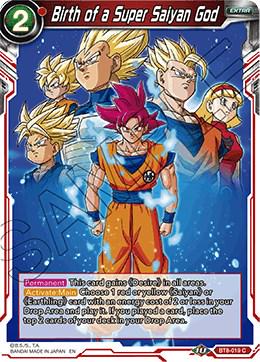 Birth of a Super Saiyan God [Foil] BT8-019 Dragon Ball Super Malicious Machinations