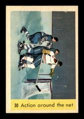 Action Around the [Net] Hockey Cards 1959 Parkhurst Prices