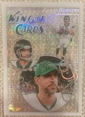 Aaron Rodgers [Stardust] #1 Football Cards 2023 Panini Illusions King of Cards Prices