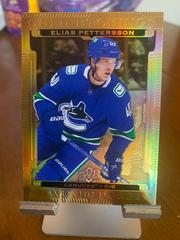 Elias Pettersson Hockey Cards 2022 Upper Deck Tim Hortons Gold Etchings Prices