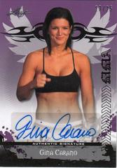 Gina Carano [Purple] Ufc Cards 2010 Leaf MMA Autographs Prices
