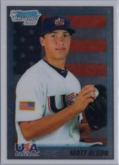 Matt Olson #104 Baseball Cards 2010 Bowman Chrome Draft Picks & Prospects Prices