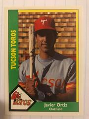 Javier Ortiz #15 Baseball Cards 1990 CMC Tucson Toros Prices