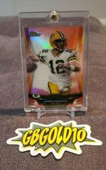 Aaron Rodgers [Red Refractor] Football Cards 2014 Topps Finest Prices