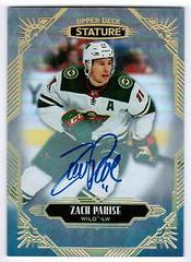 Zach Parise [Autograph] Hockey Cards 2020 Upper Deck Stature Prices