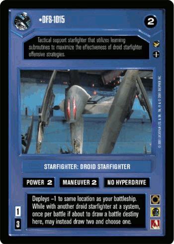 DFS-1015 [Limited] Star Wars CCG Theed Palace