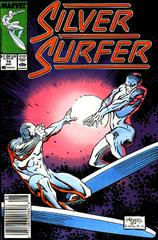 Silver Surfer [Newsstand] #14 (1988) Comic Books Silver Surfer Prices