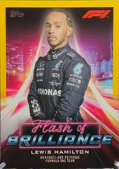 Lewis Hamilton [Gold] #FOB-LH Racing Cards 2022 Topps Formula 1 Flash of Brilliance Prices
