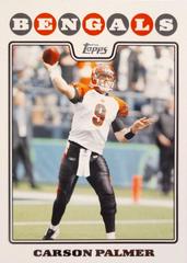 Carson Palmer #19 Football Cards 2008 Topps Prices