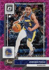Jordan Poole [Pink Velocity] #100 Basketball Cards 2022 Panini Donruss Optic Prices