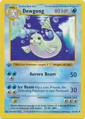 Dewgong [1st Edition] #25 Prices | Pokemon Base Set | Pokemon Cards