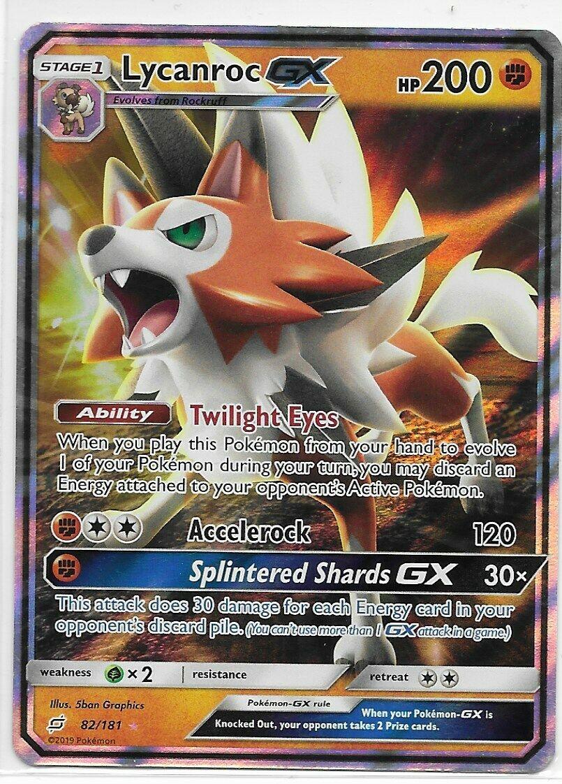 Lycanroc Gx 82 Prices Pokemon Team Up Pokemon Cards