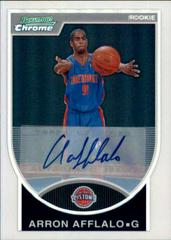 Arron Afflalo [Refractor Autograph] #122 Basketball Cards 2007 Bowman Chrome Prices