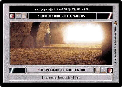 Jabba's Palace: Entrance Cavern [Limited Light] Star Wars CCG Jabba's Palace